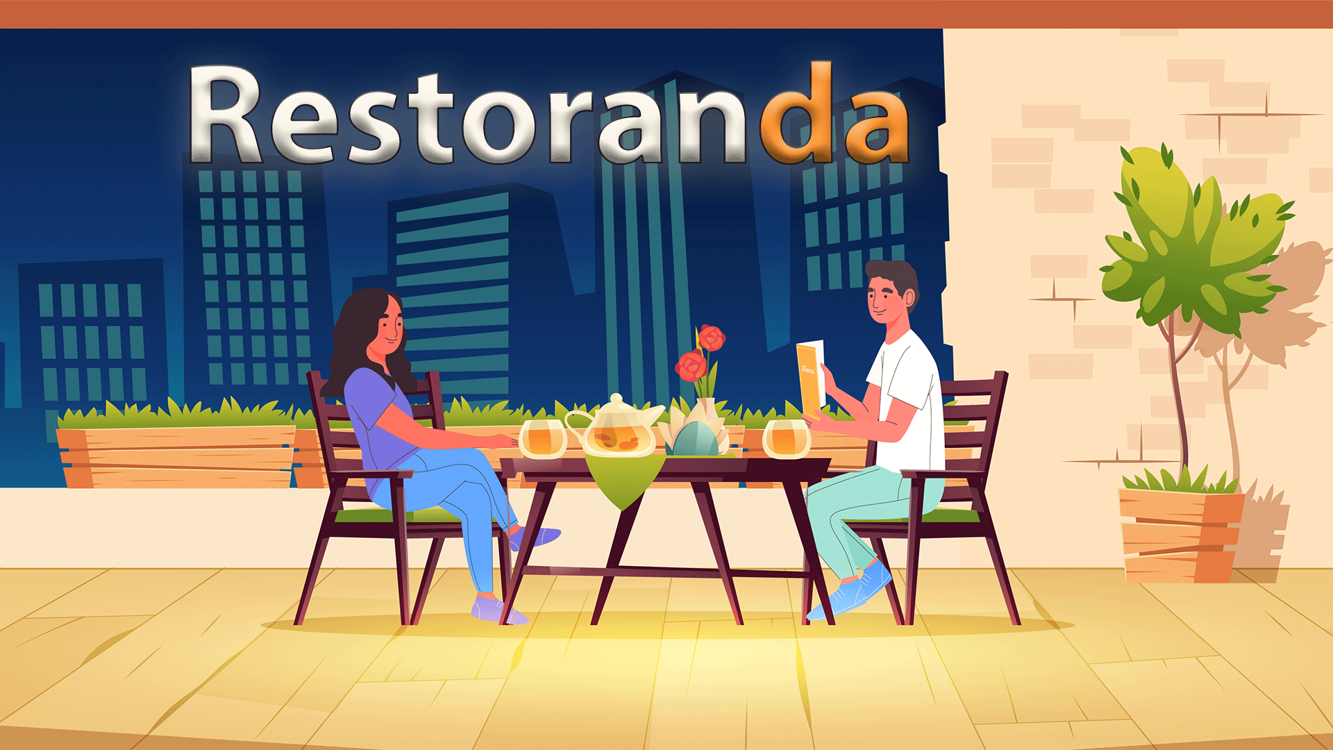 في المطعم Restoranda – الدرس العاشر