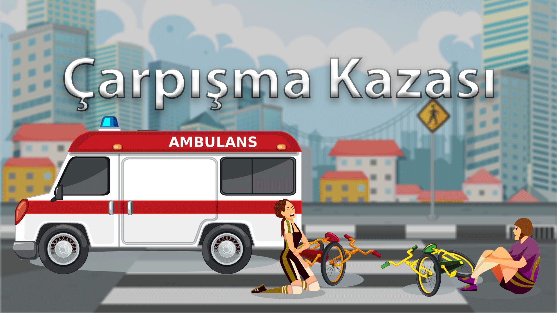 حادث التصادم Çarpışma kazası – الدرس الثاني عشر