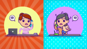 محادثة هاتفية